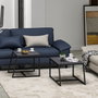 Hanah Home Mesa de Centro Antracita con Estantes